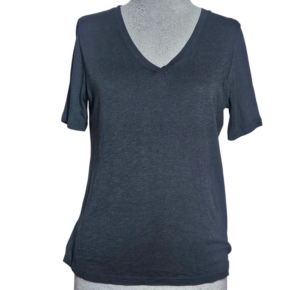 Banana Republic Cotton Blend Black Malibu Tee Size XS